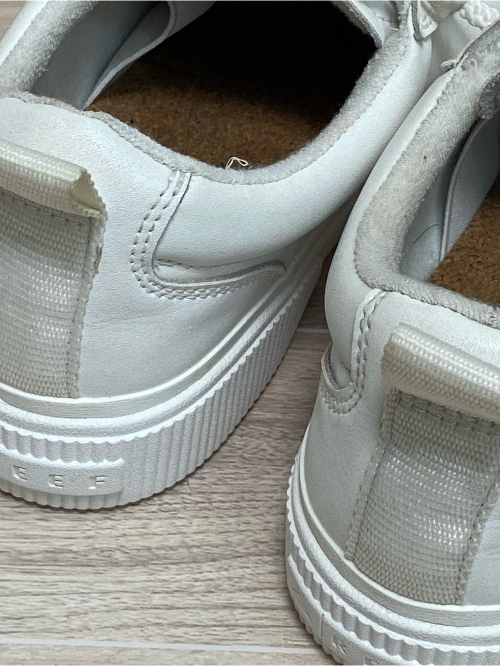 REEF / Lay Down Dawn White Leather Sneaker Size 8 - Picture 14 of 14